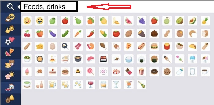 cách sử dụng icon facebook -1 tìm kiếm các biểu tượng fb bằng ô tìm kiếm hoặc theo chủ đề đã phân loại