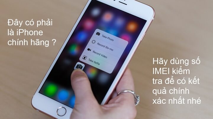Cách check IMEI iPhone/ipad chính hãng của Apple Cách check IMEI iPhone/ipad chính hãng của Apple