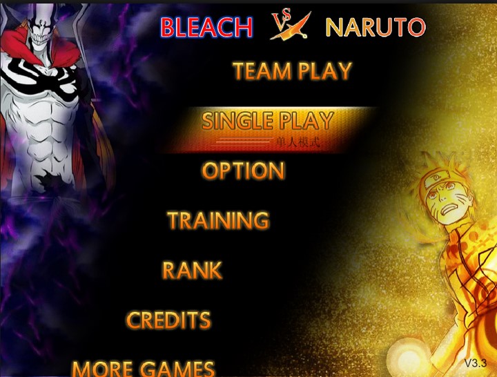 hình ảnh cách vào chơi Bleach vs Naruto 3.3 Cách chơi