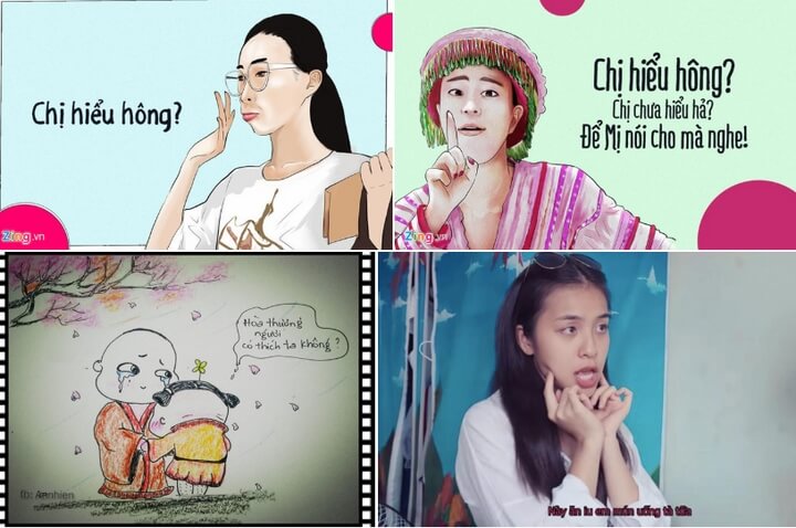 Trước đó, hàng loạt câu nói hot đã trở thành hot trend trên mạng. Ảnh: Minh Phong, Quỳnh Aka, Hậu Hoàng. Trước đó, hàng loạt câu nói hot đã trở thành hot trend trên mạng. Ảnh: Minh Phong, Quỳnh Aka, Hậu Hoàng.