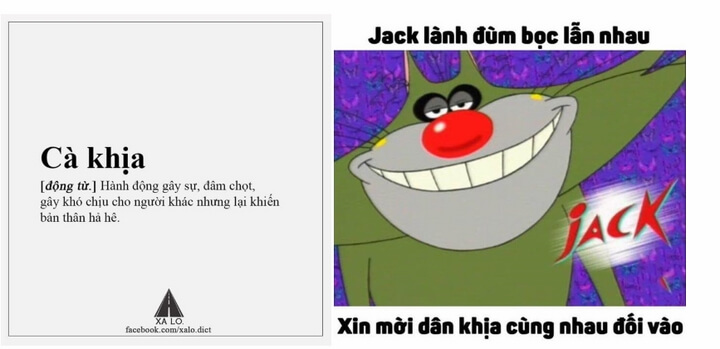 "Cà khịa" trở thành câu cửa miệng của nhiều dân mạng. Ảnh: Xa Lộ, Cao Thủ.