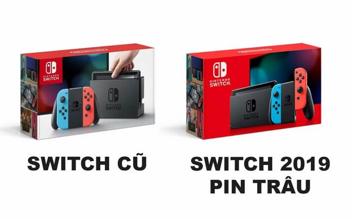 Cách phân biệt Nintendo Switch 2019 với các đời cũ Cách phân biệt Nintendo Switch 2019 với các đời cũ