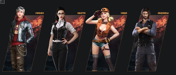 Nhân vật trong game