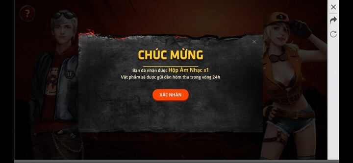 xác nhận thành công