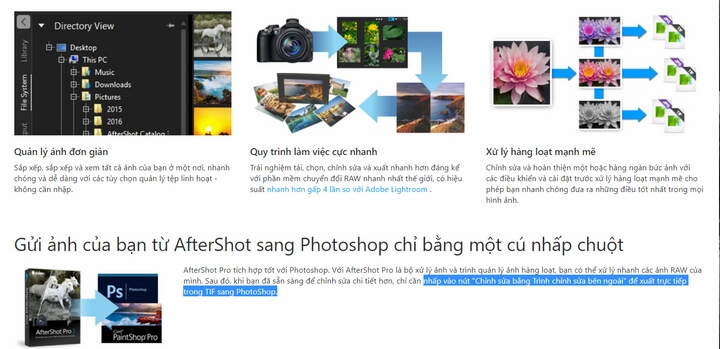 Các tính năng nổi bật Các tính năng nổi bật