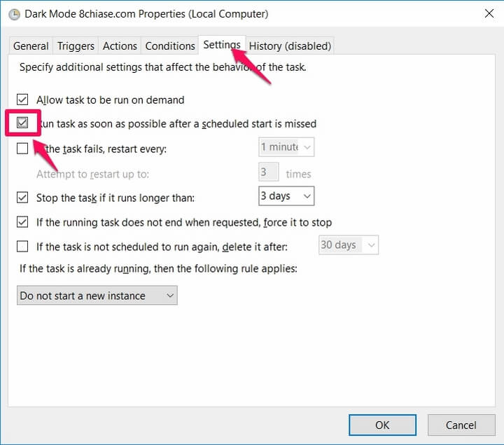 cửa sổ Dark Mode Auto 8chiase.com cửa sổ Dark Mode Auto 8chiase.com