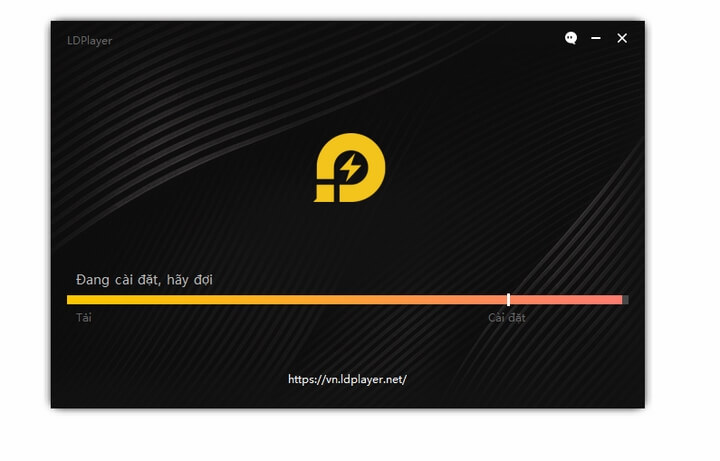 Cài đặt LDPlayer đang diễn ra Cài đặt LDPlayer đang diễn ra