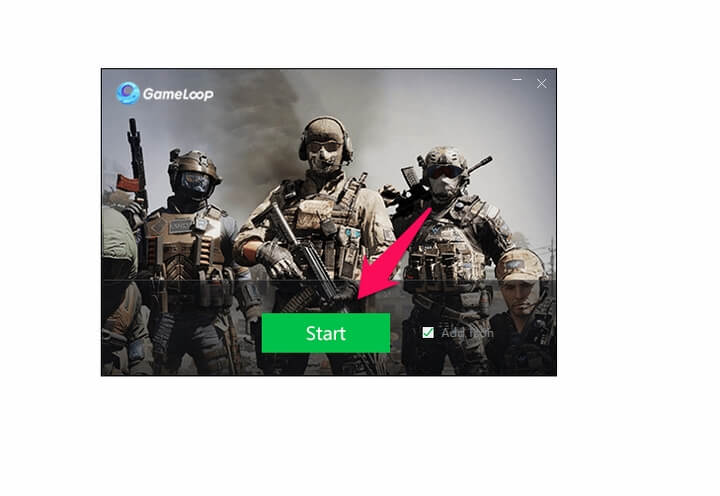 Click vào "Start" để khởi động phần mềm.