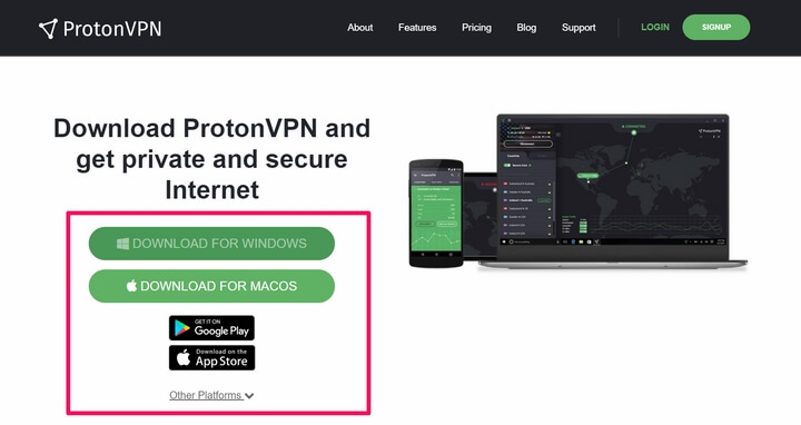 Download ProtonVPN Download ProtonVPN